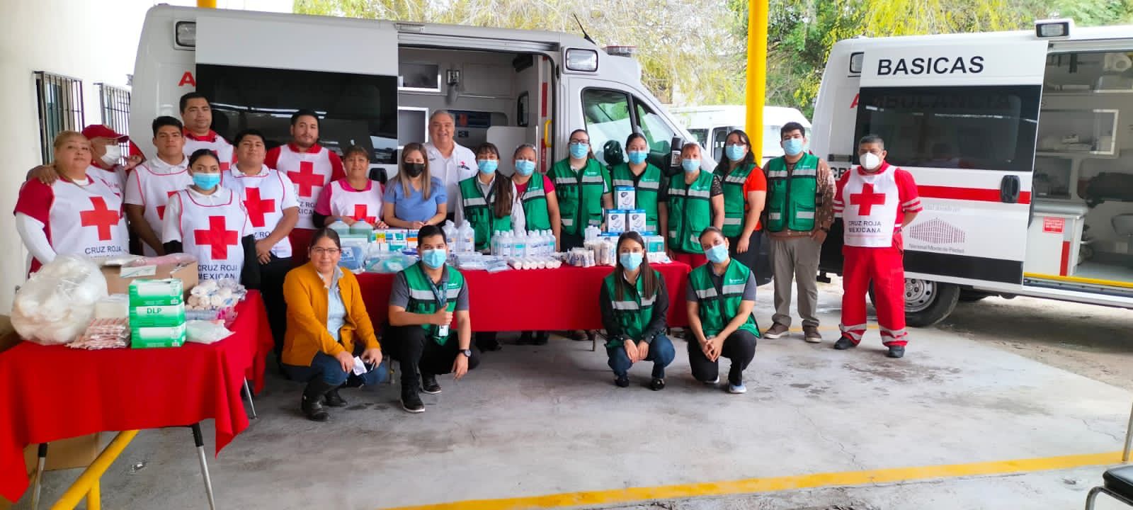 Entrega Empresa Donativo A Cruz Roja