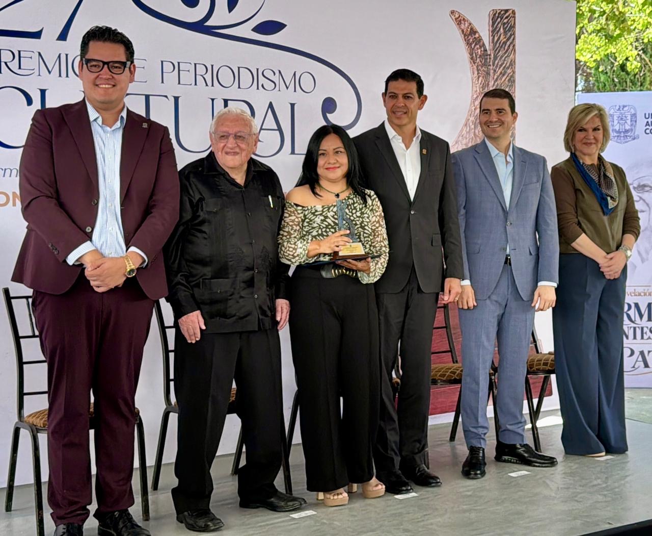 Jessica Rosales conquista su segundo Premio de Periodismo Cultural de la UAdeC