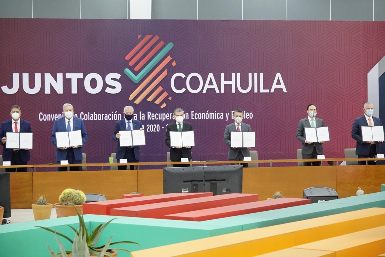 Llama Miguel Riquelme a la solidaridad entre los coahuilenses para recuperar el empleo y la economía