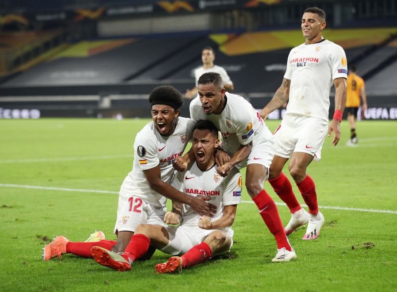 Sevilla se mete en semis de Europa League tras vencer a Wolverhampton con gol de Ocampos