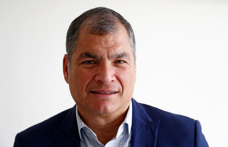 Expresidente ecuatoriano Correa anuncia candidatura para vicepresidencia en comicios del 2021