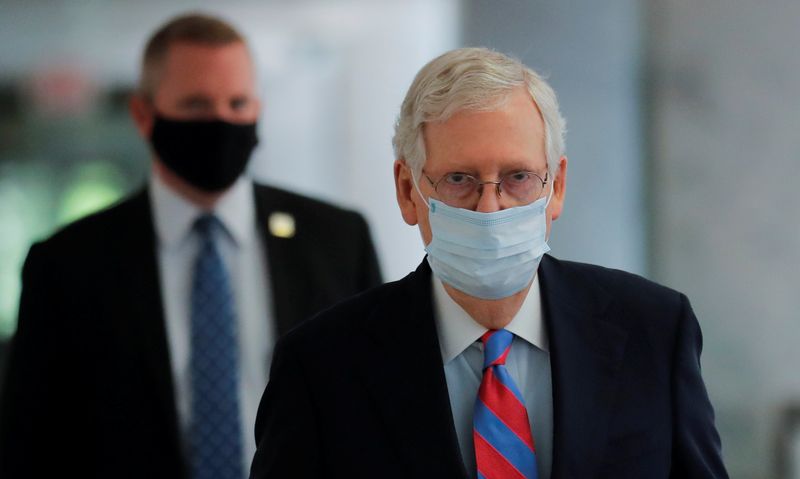 Senado EEUU podría votar sobre nuevas ayudas anti-COVID esta semana: McConnell
