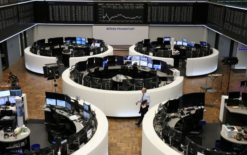 Acciones europeas repuntan a la espera de reunión del BCE
