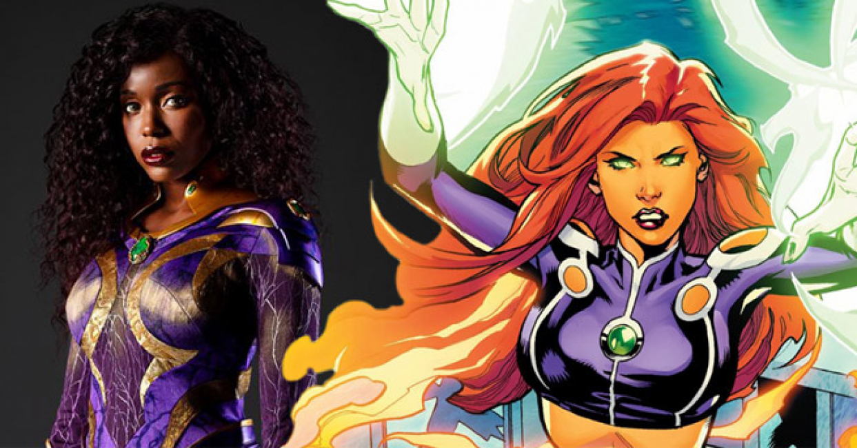 Así es el nuevo traje de Starfire
