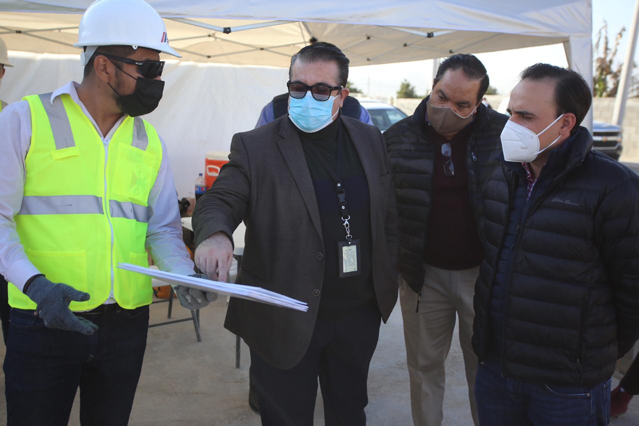 Supervisan Módulo Hospitalario Móvil Covid-19 en Saltillo