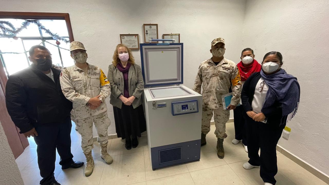 Realizan simulacro para manejo de vacuna vs Covid-19