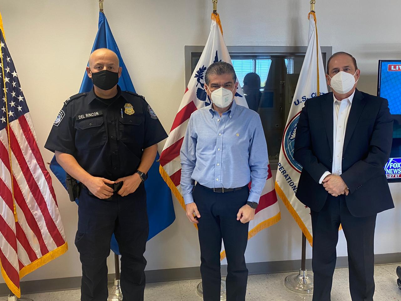 Se reúne MARS con jefe de aduana de Eagle Pass y acuerdan presentación del  “Corredor Económico del Norte”