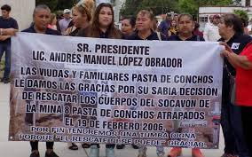 Gobierno Federal inicia pago de indemnización a viudas de mineros de Pasta de Conchos