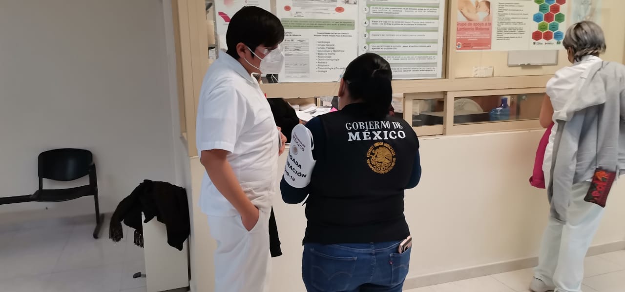 Vacunados, mayoría de servidores de la nación en Región Centro