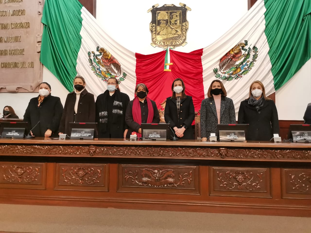 Mujeres dirigen el Congreso de Coahuila