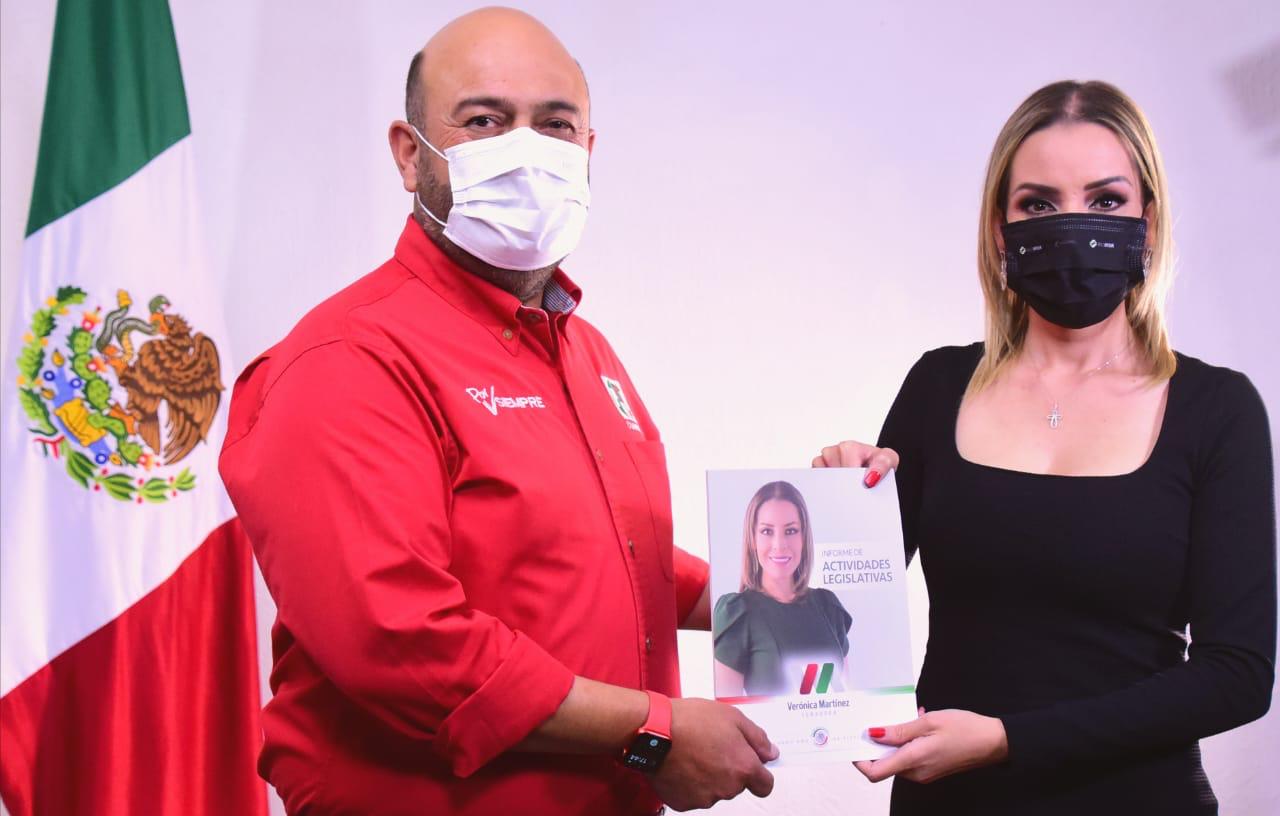 Presenta Verónica Martínez segundo informe de resultados