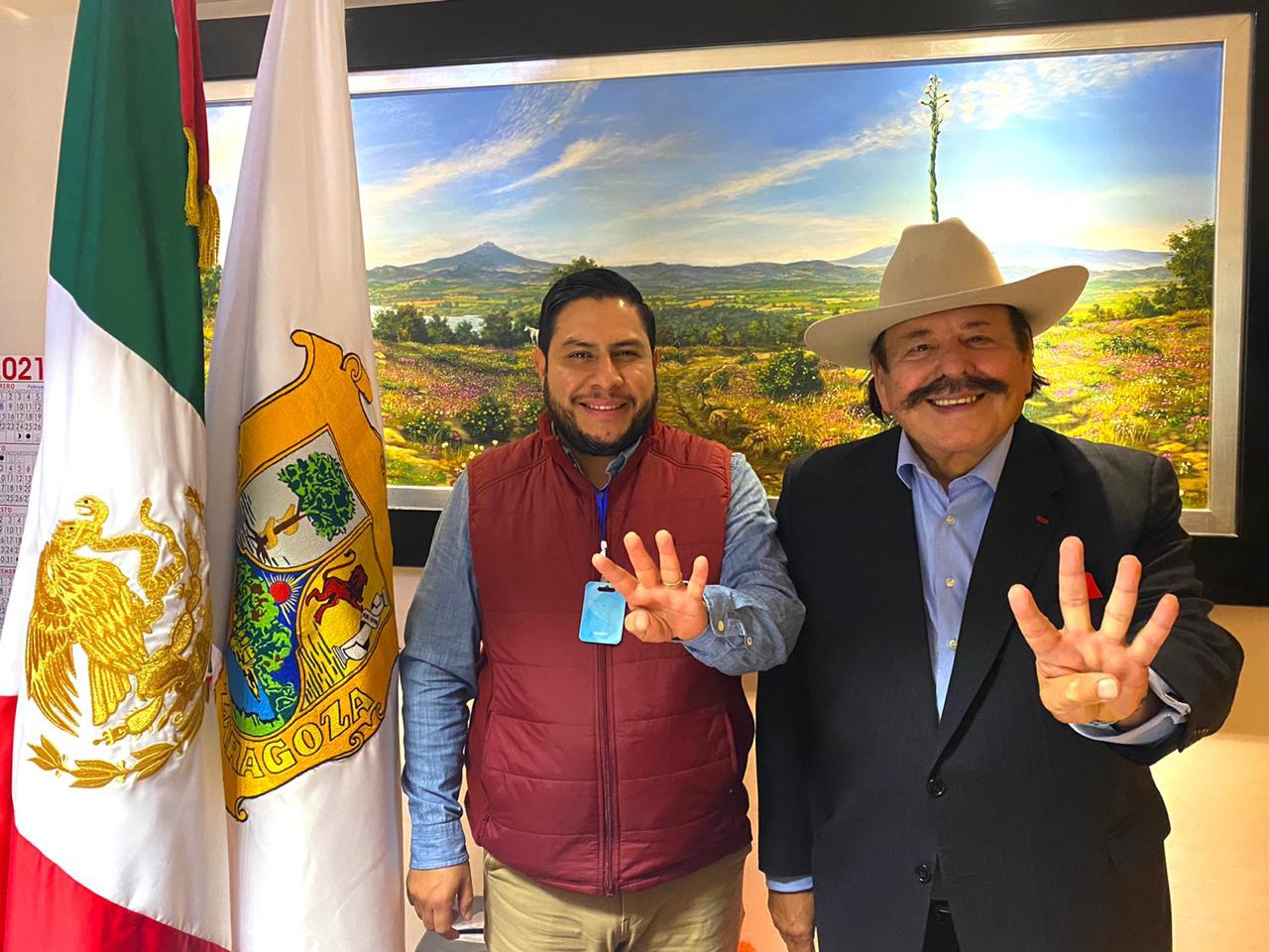 Guadiana se reúne con nuevo delegado de Morena en Coahuila