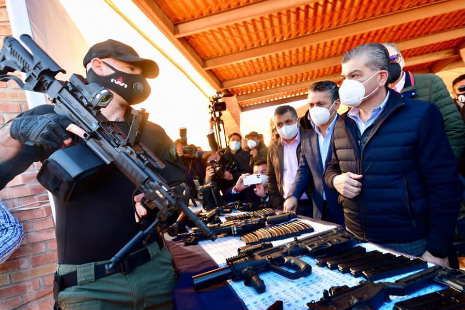 Con armamento de grueso calibre, se le hace frente al crimen: MARS