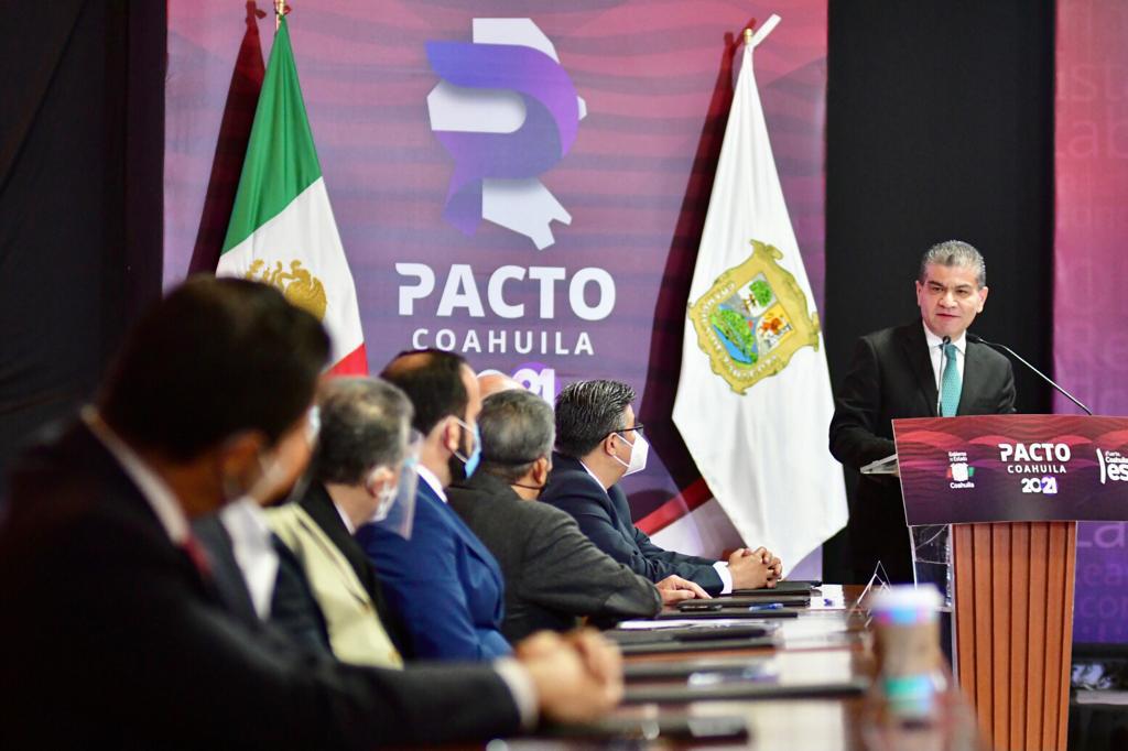 Firman Pacto Coahuila 2021
