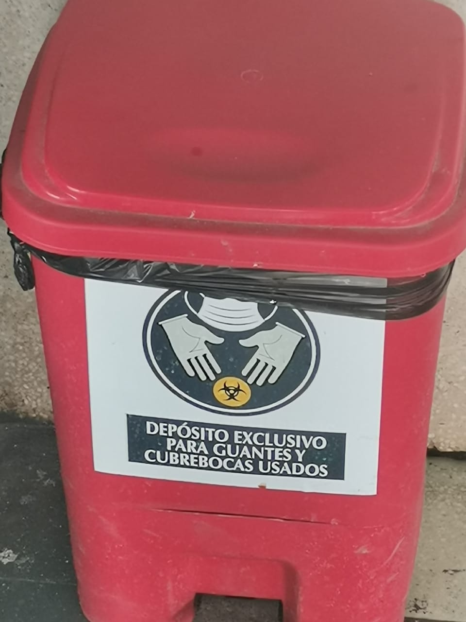 Piden a la ciudadanía etiquetar basura con Covid