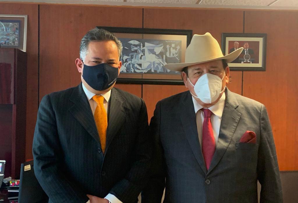 Se reúne Armando Guadiana con Santiago Nieto