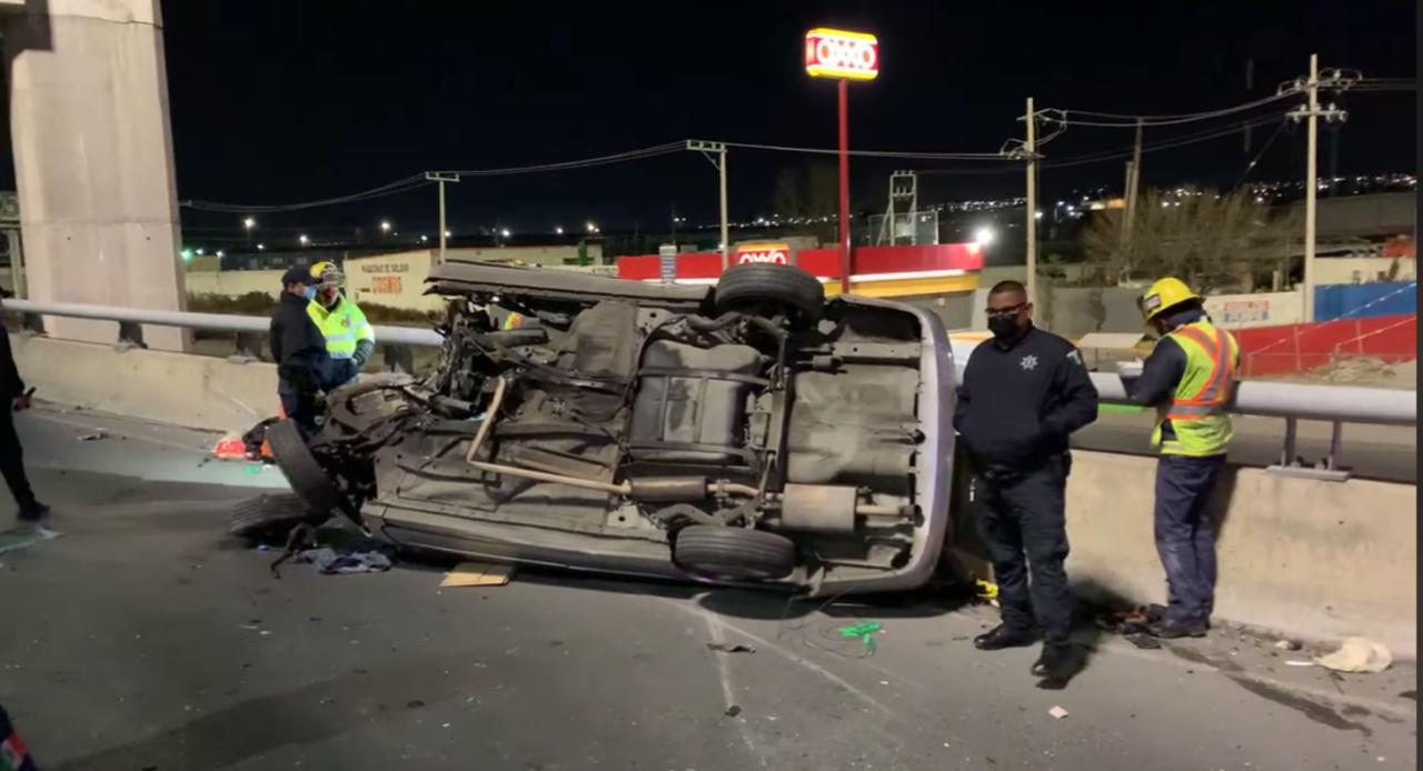 Muere hombre en fatal accidente en Distribuidor Vial El Sarape