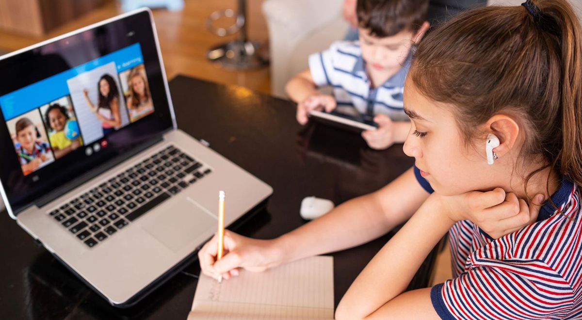 El 91 % de alumnos en educación básica ha respondido a clases virtuales