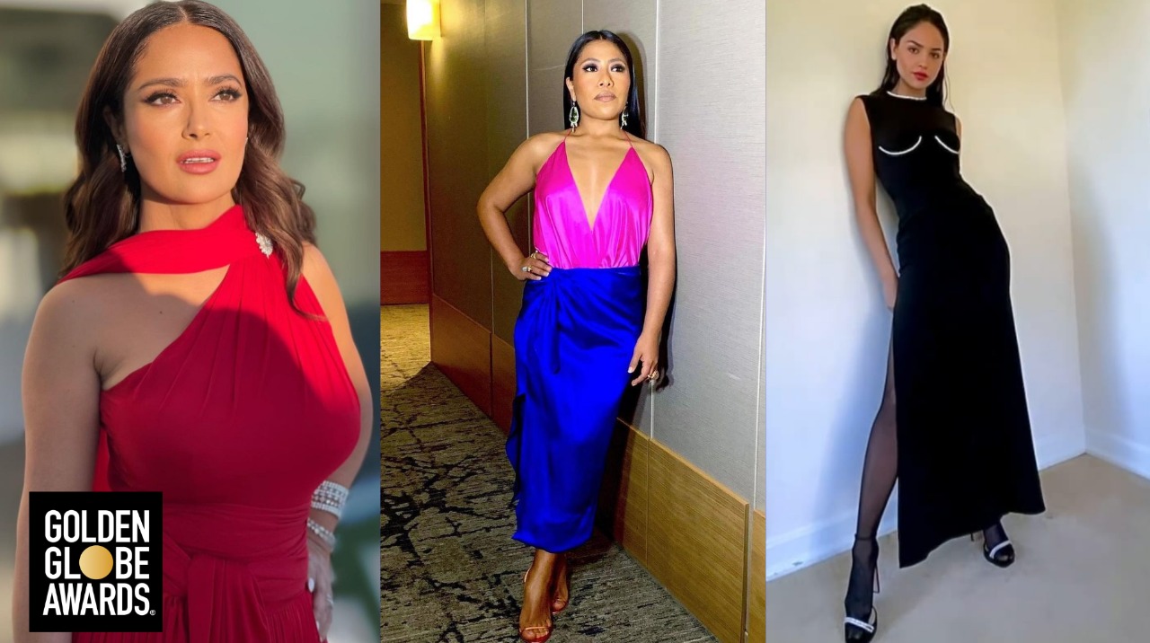 Yalitza Aparicio, Eiza González y Salma Hayek impactan en los Globos de Oro 2021