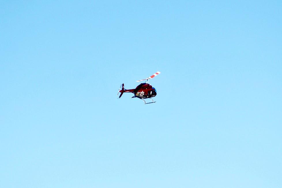 [Galería] Arriban helicópteros a la Sierra de Arteaga para combatir el incendio forestal