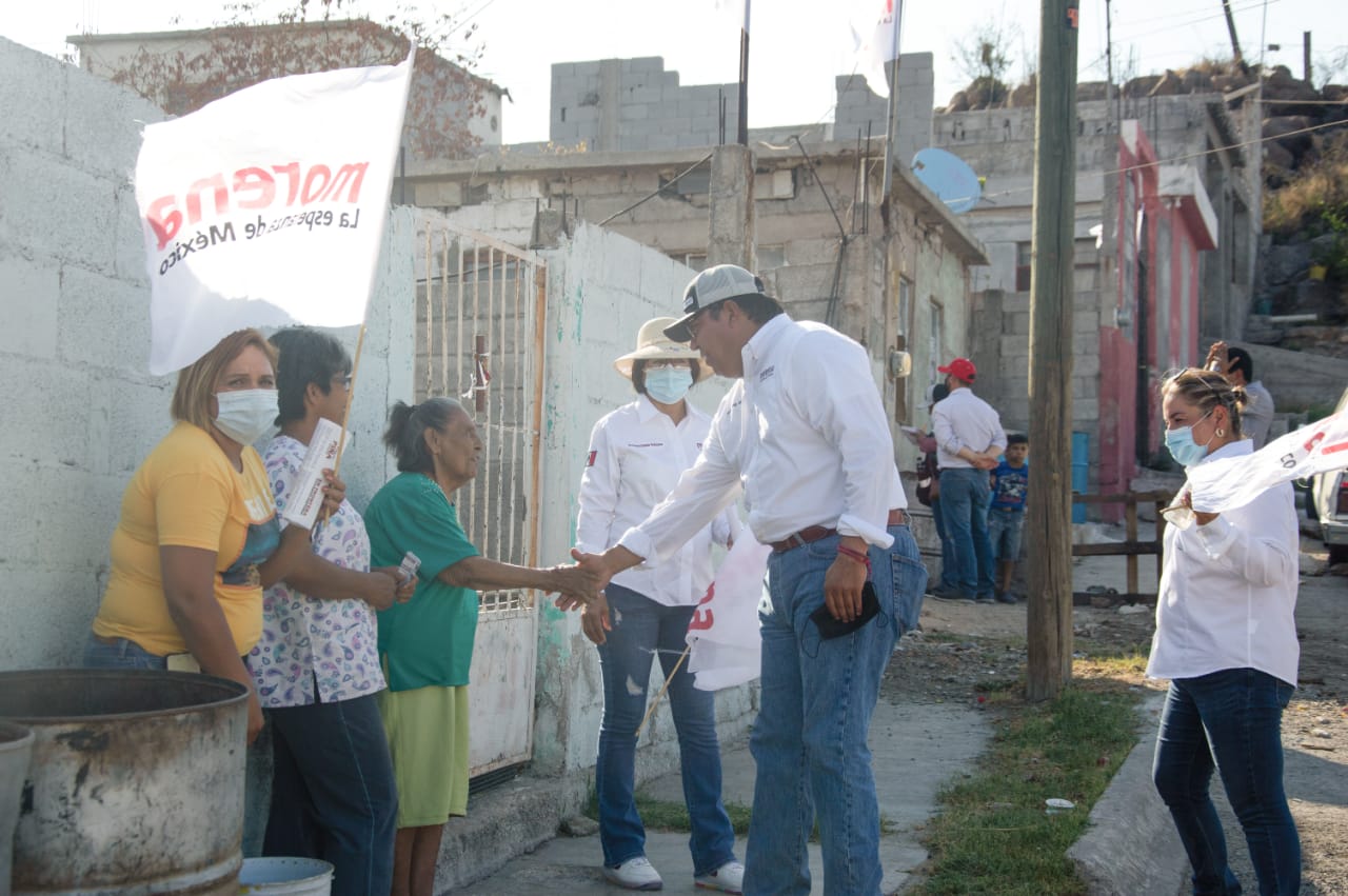 Reiteran familias de la Ciudad Perdida de la Colonia Borja su apoyo a Roberto Piña en Frontera