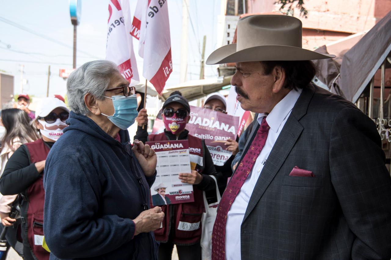 Armando Guadiana trabajará para empoderar y dignificar la vida de los adultos mayores.