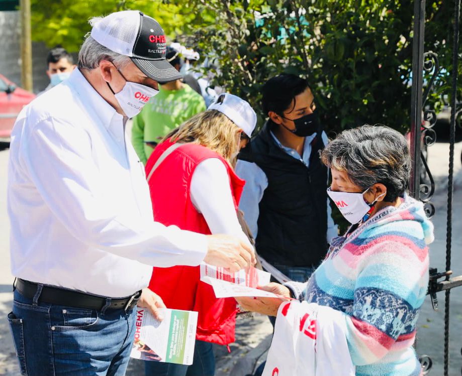 Creará Chema tres mil empleos temporales para beneficio de familias saltillenses