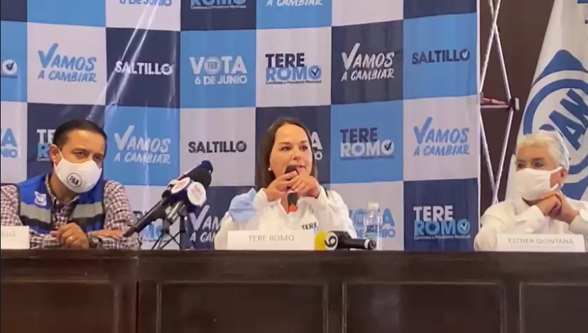Descarta Tere Romo declinar en favor de Guadiana; afirma ella va en segundo lugar