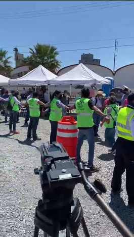 SIGUE VACUNACIÓN EN CANACINTRA; INTERVIENE AYTO DE SALTILLO PARA ORDENAR PROCESO