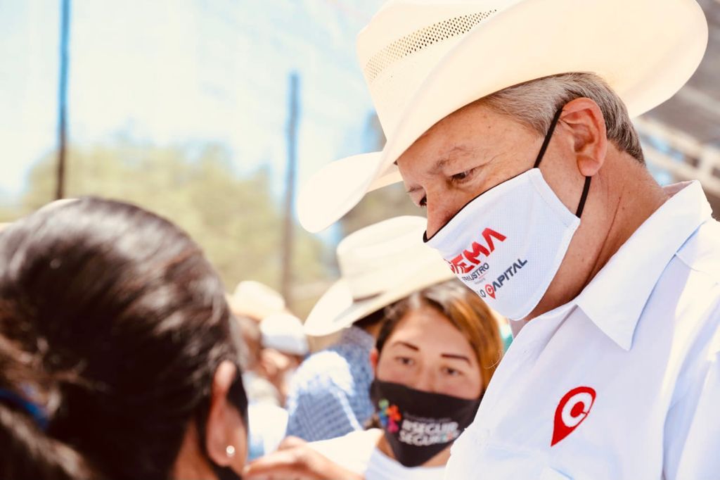 CON CHEMA FRAUSTRO MÁS APOYOS Y SEGURIDAD AL CAMPO