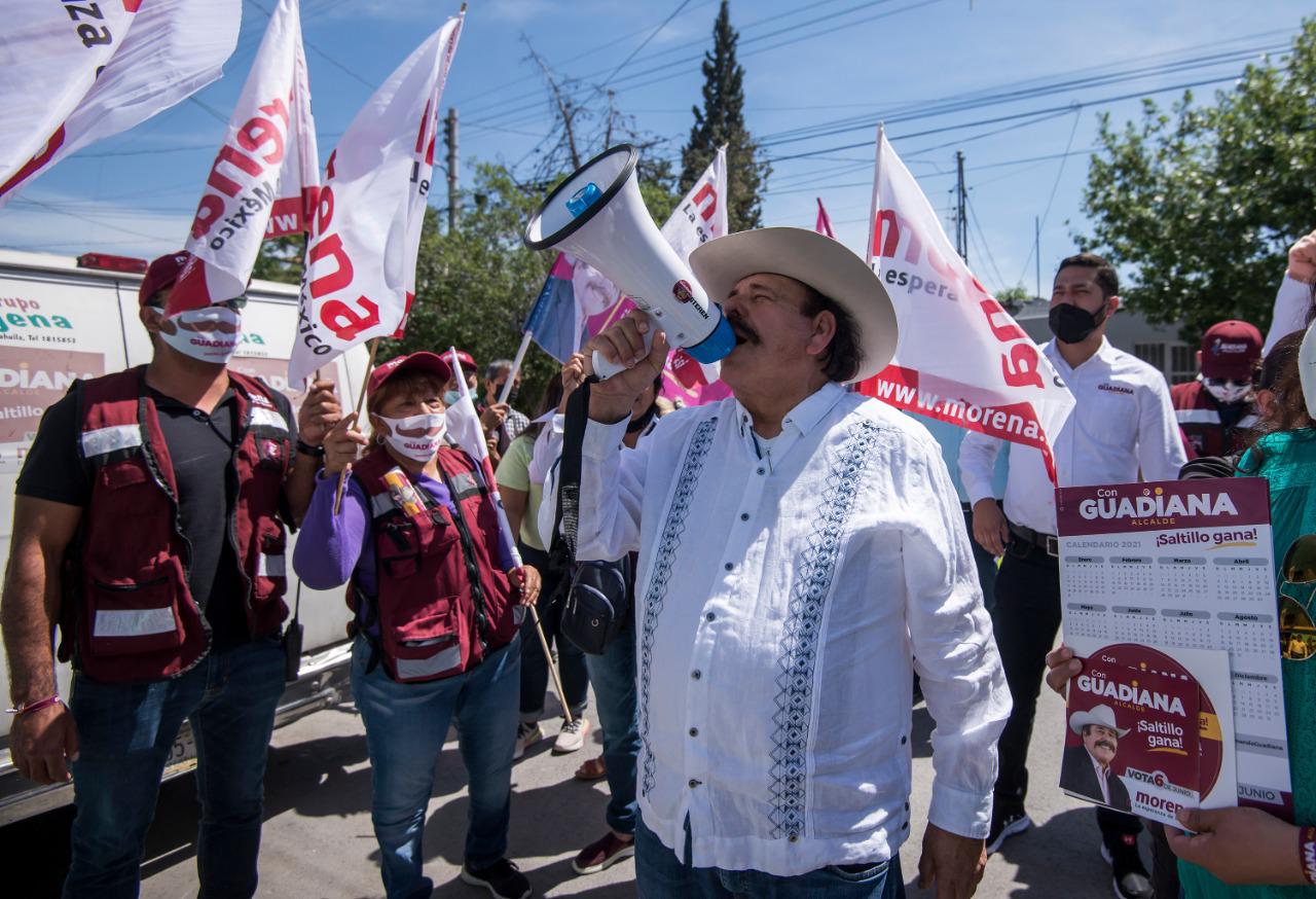 Trabajará Armando Guadiana para Brindarles una vivienda digna a todos los Saltillenses.
