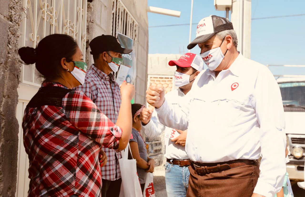 Mejorará Chema Fraustro colonias y barrios de Saltillo