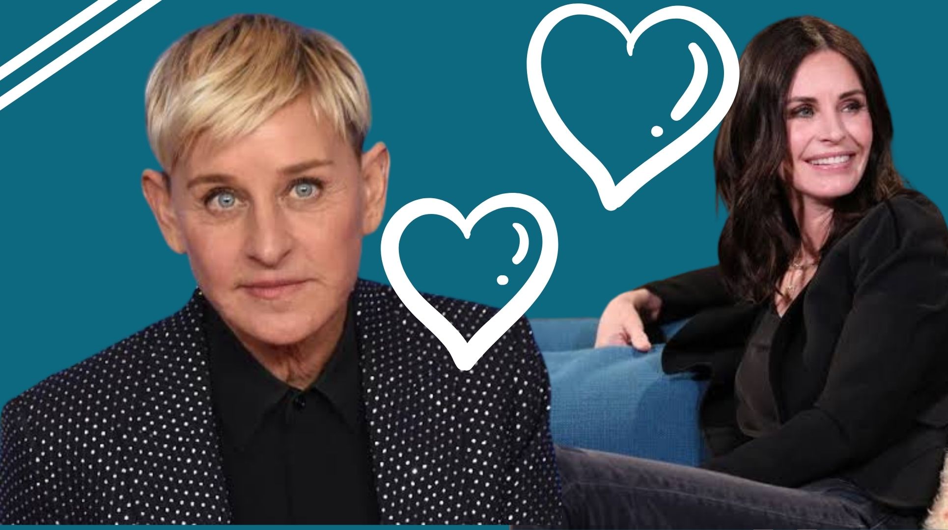 Ellen DeGeneres se muda con Courtney Cox