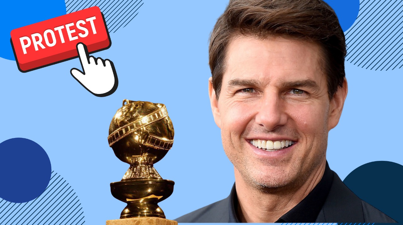 Tom Cruise protesta en contra de la Asociación de Prensa Extranjera de Hollywood