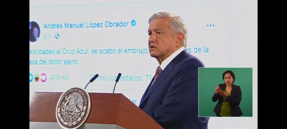 AMLO felicita a los jugadores de “la casa del dolor ajeno” durante la mañanera