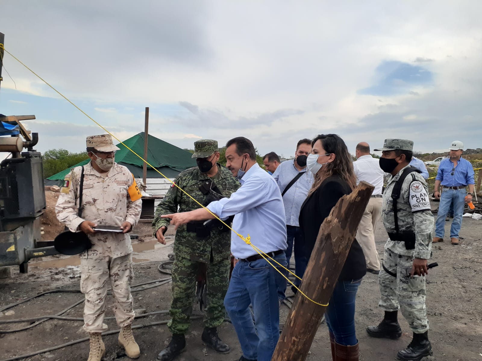 Comunicado de Secretaria de Gobierno del estado sobre mina de arrastre en Muzquiz