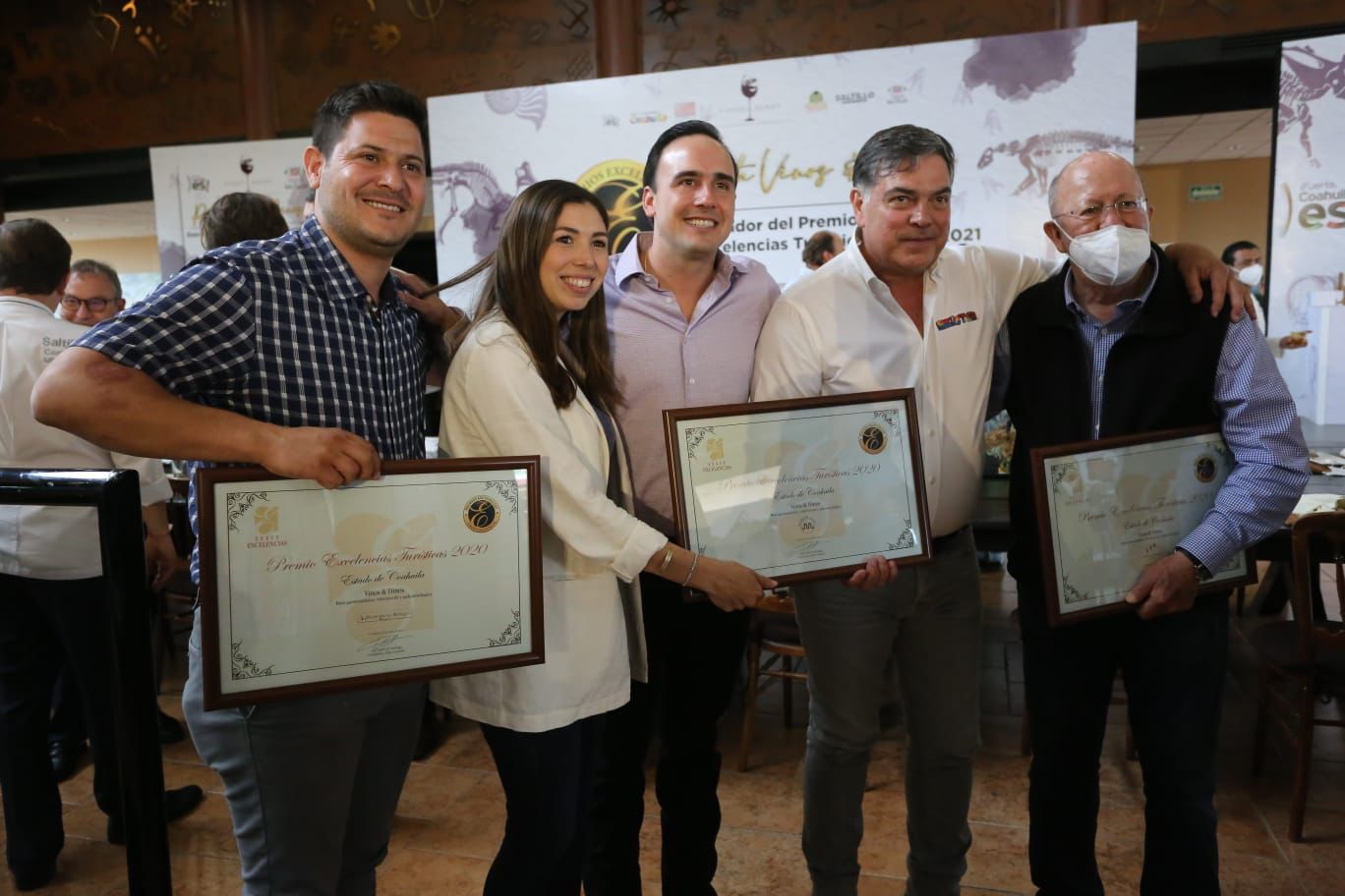 Tiene Coahuila Premio Excelencias Turísticas por la Ruta Vinos & Dinos