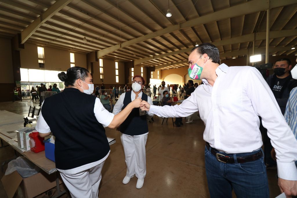 Llevamos más de 400 mil saltillenses vacunados contra el COVID-19: Manolo
