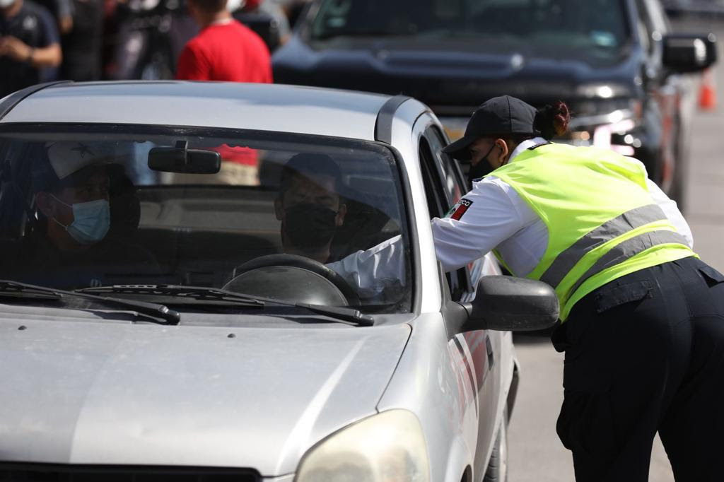 Multan a 20 en Saltillo en primer día de operativo por no usar cubrebocas