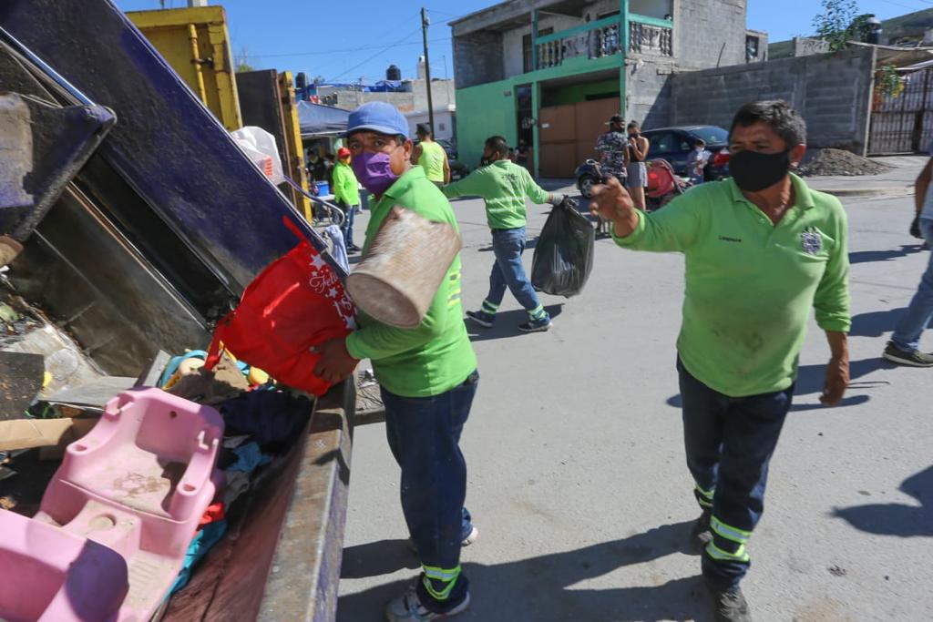 Suman Mercaditos Por Ti Saltillo más 60 toneladas de cacharros retirados