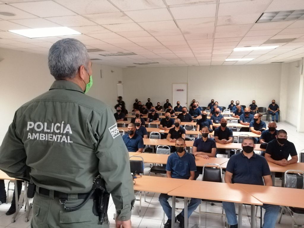 Continúan capacitación 110 cadetes de la Academia de Policía