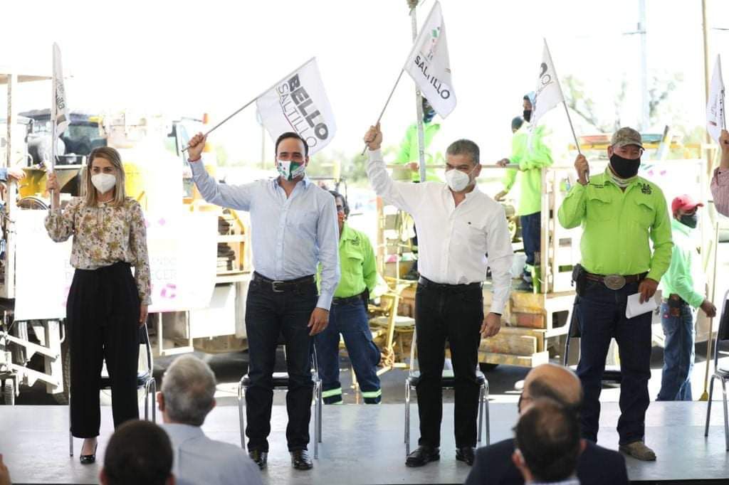 Arrancan gobernador y alcalde última etapa del programa Bello Saltillo