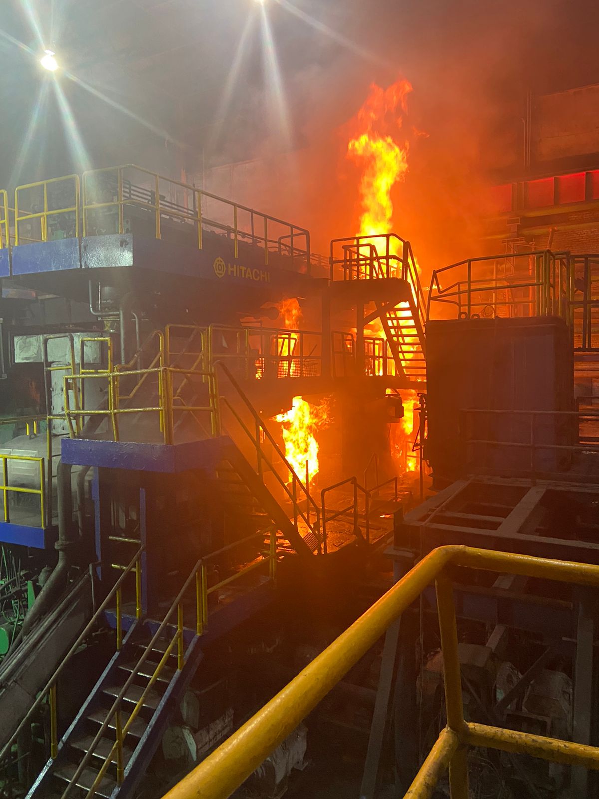 Dan de alta a 4 de los obreros lesionados en incendio