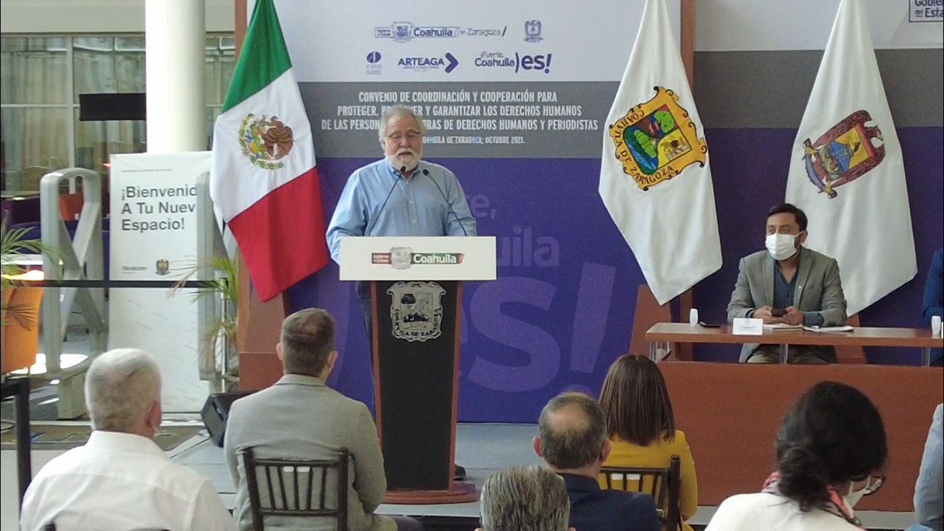 Reconoce Encinas sinergia con gobernador en pro de los derechos humanos