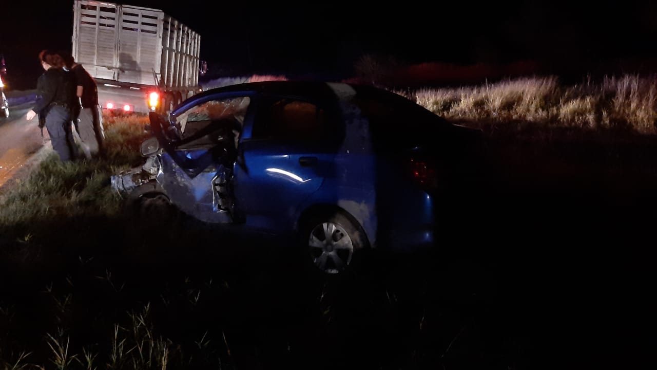 Un muerto y tres lesionados en choque frontal en la Cuesta de las Codornices