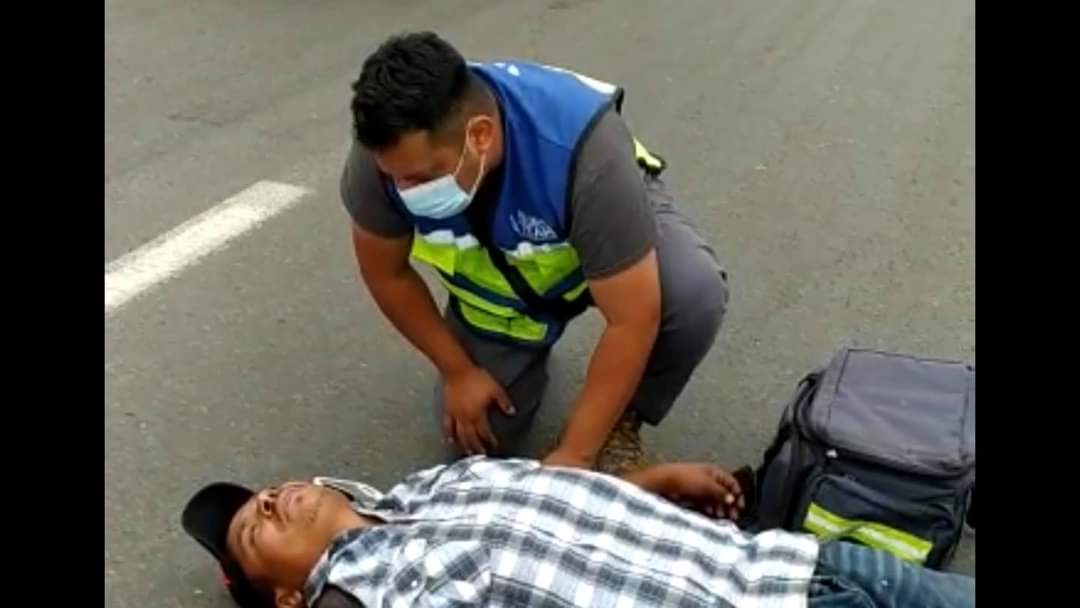 Un duranguense quería suicidarse se atravesó en carretera federal 57