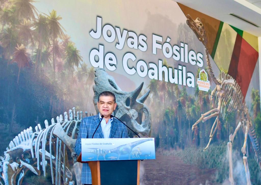 Inaugura Riquelme en Silao “Joyas Fósiles de Coahuila”