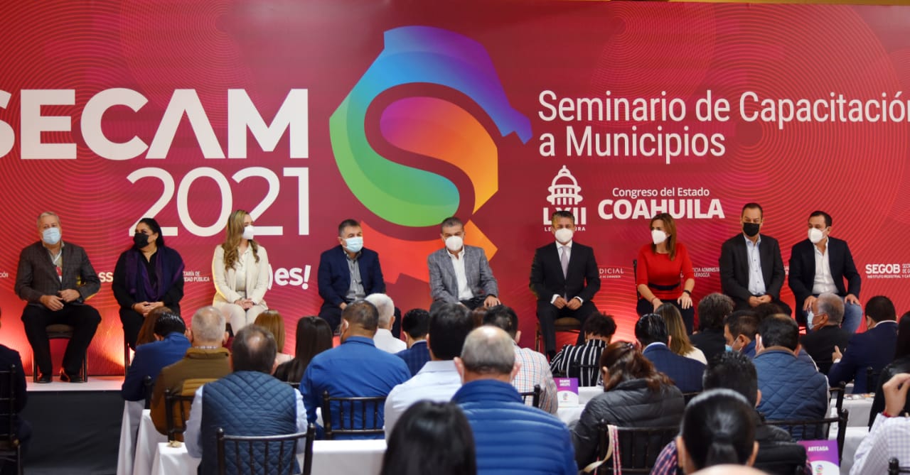 Participan los 38 alcaldes electos en el Seminario de Capacitación a Municipios 2021