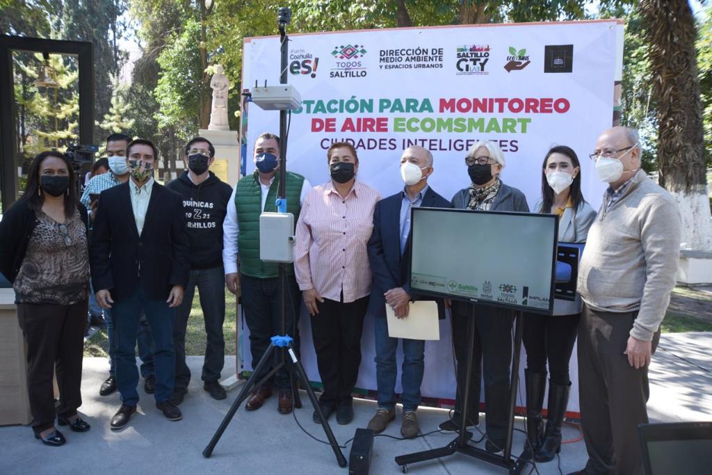 Instalan moderno equipo para monitorear calidad del aire en Saltillo