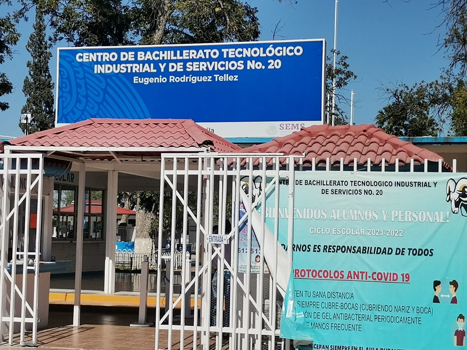 Desmienten brote de contagios Covid en CBTIS de Sabinas, hay casos sospechosos